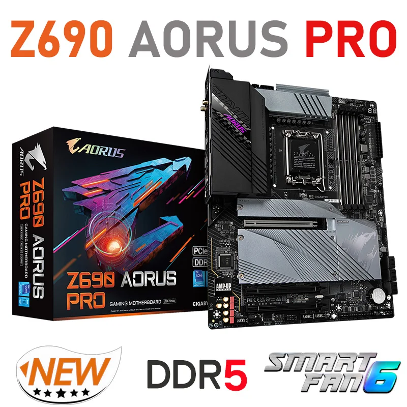 Gigabyte Z690 AORUS PRO DDR5 לוח האם LGA 1700 מידע Z690 תמיכה-12-Gen מעבד Core i3 i5 i7 i9 LGA 1700 CPU 128GB חדש