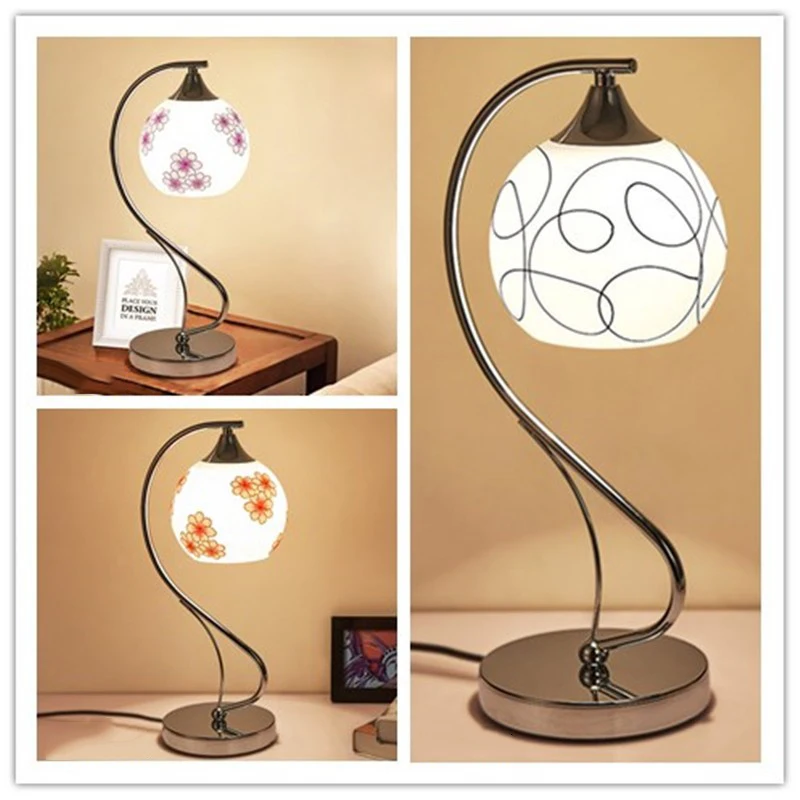 SOFITY עכשווי מנורת שולחן פשוטה עיצוב LED זכוכית שולחן אור אופנה רומנטית עיצוב הבית הסלון, חדר השינה