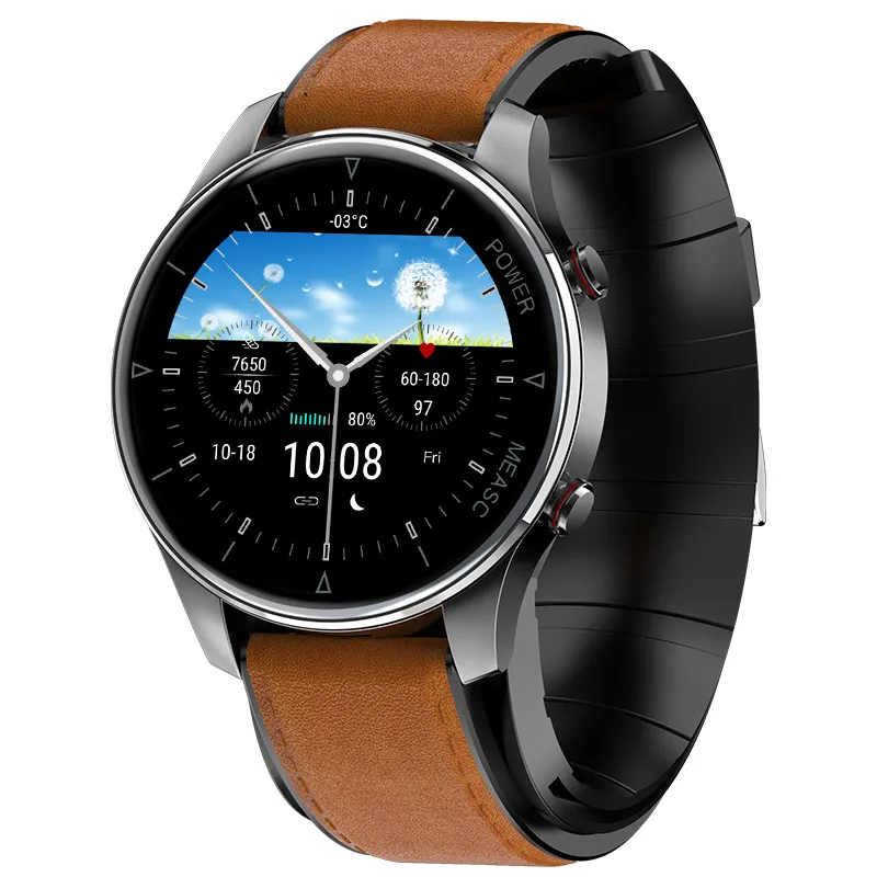 P50 Smartwatch משאבת אוויר כרית אוויר נכון במדויק את לחץ הדם חמצן, טמפרטורה מד לחץ דם קצב לב צג שעון חכם