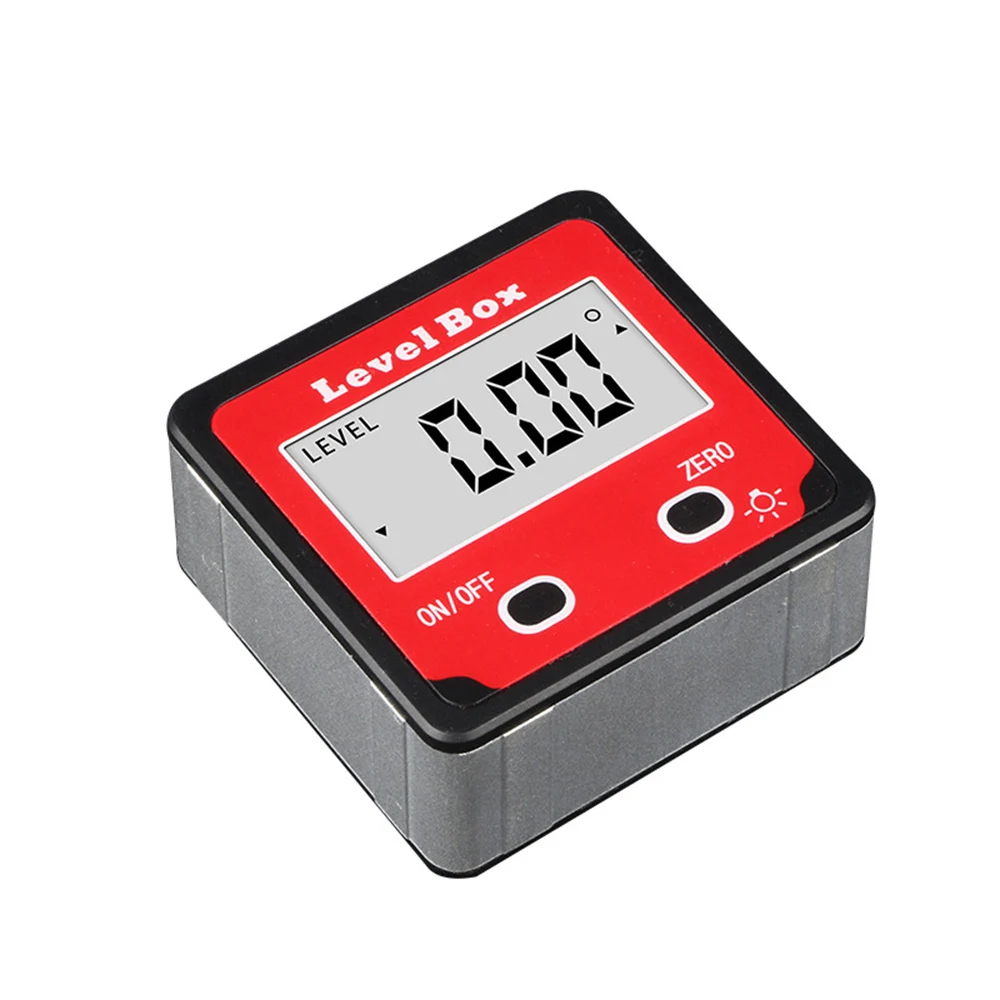 4 * 90° דיגיטלי רמה מד Inclinometer מגנטי רמה מד זווית זווית Finder רמת תיבת זווית מדידת כלי