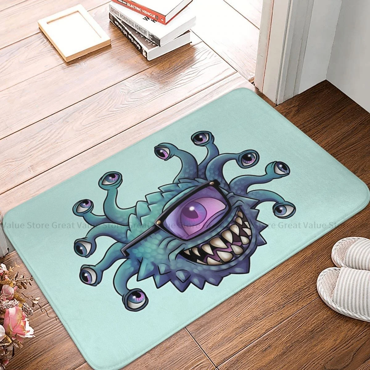 DnD המשחק שטיחון לאמבטיה המתבונן משקפיים שטיחון השטיח בסלון מרפסת השטיח לעיצוב הבית