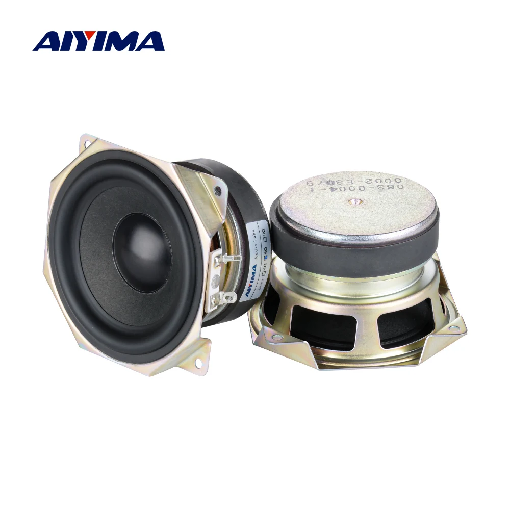 AIYIMA 2Pcs 4 אינץ ' Full Range Speaker 6 אוהם 30W קולנוע ביתי צליל אודיו רמקול DIY רמקול מדף הספרים