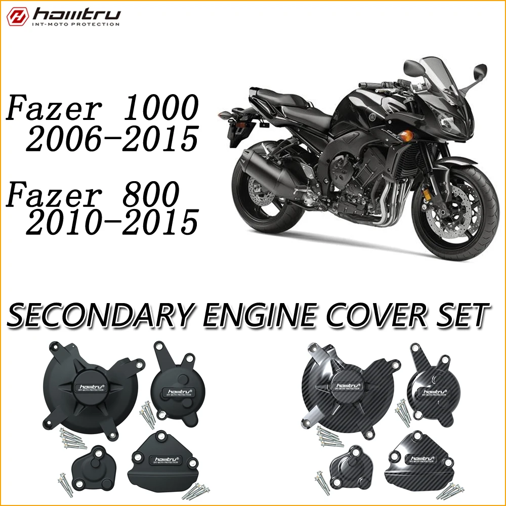 עבור ימאהה פייזר 800 FZ8 2010-2015 פייזר 1000 FZ1 2006-2015 אופנוע מכסה המנוע מכסה המצמד הגנה סט אביזרים