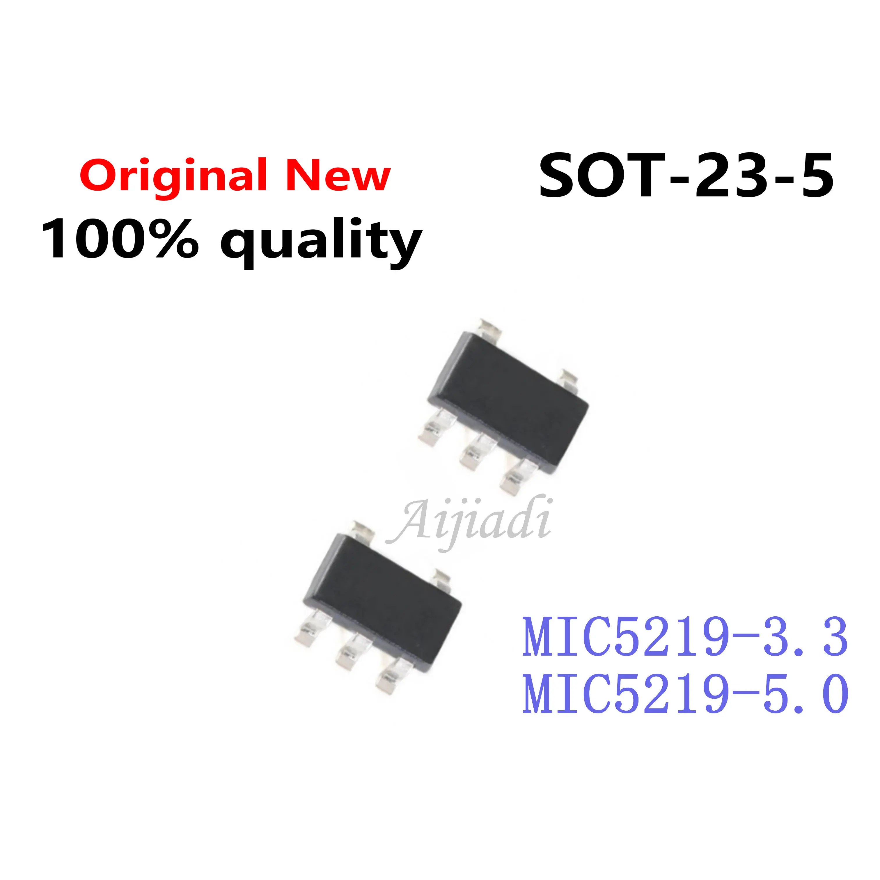10pcs/הרבה MIC5219-3.3BM5 SOT-23 MIC5219-3.3 3.3 V MIC5219-3.3YM5 LG33 MIC5219-5.0 SOT-23-5 LG50 MIC5219-5.0BM5 MIC5219-5.0YM5