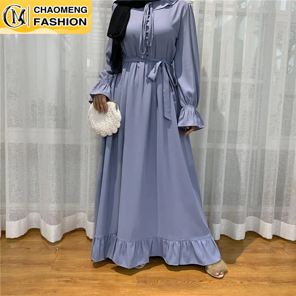 Musulman דה מצב Abaya דובאי אלגנטי אופנה חיג ' אב השמלה טורקיה Kaftan האסלאם בגדים הערבי מקסי הרמדאן Vestidos צנוע החלוק