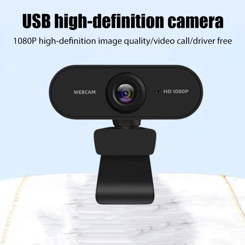 מצלמת 1080P המיני מצלמה עם מיקרופון HD ירי מצלמת USB מצלמת אינטרנט למחשב נייד וידאו קונפרנס שידור חי
