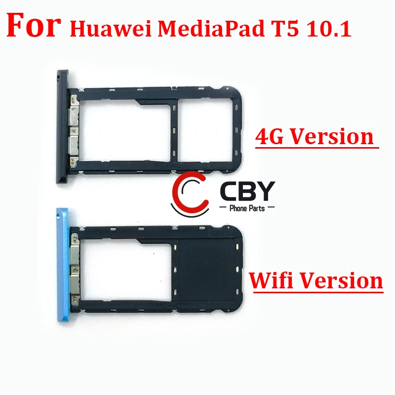 עבור Huawei MediaPad T5 AGS2-AL00 AGS2-L09 AGS2-W09 10.1 אינץ ' חריץ כרטיס Sim מגש מחזיק חלקי חילוף