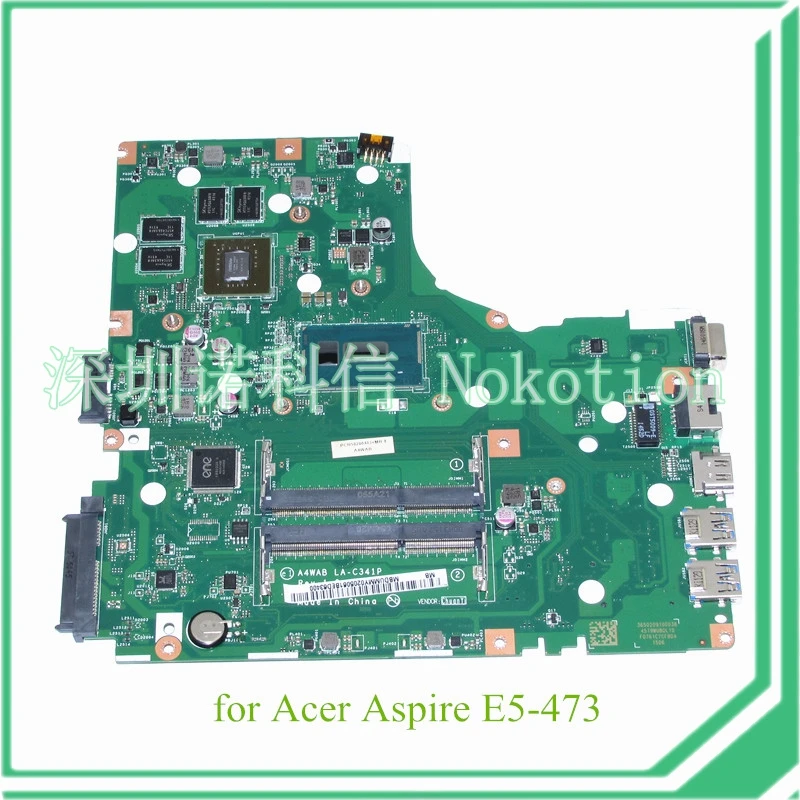 NOKOTION NBDUMMY0205 A4WAB לה-C341P עבור acer aspire E5-473 לוח אם מחשב נייד I3-5005U מעבד NVIDIA GeForce 920M