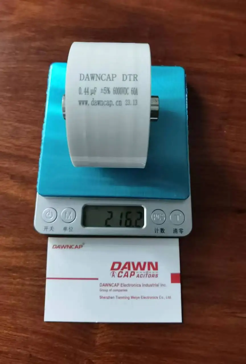 DAWNCAP 444J DTR 0.44 UF 6KV 60A מתח גבוה תהודה מחמם סליל טסלה הקבל.