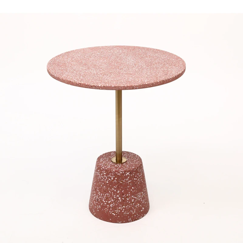 סקנדינבי מודרני מינימליסטי טרצו סיבוב סלון עגול קפה שולחן צד משיש טבעי הסיטוניים התאמה אישית