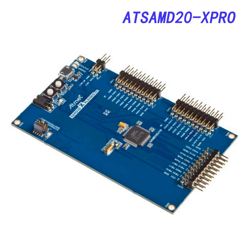 ATSAMD20-XPRO הערכה סוויטה, סאם D20 Xplained Pro מעבד לפשעים חמורים, מכני כפתורים, סיומת שקעים