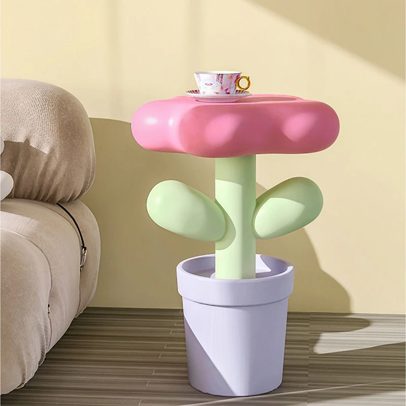 מודרני ספה שולחן צד בעיצוב לצד שולחנות סלון קטן חמוד שולחן מרפסת חדר השינה רהיטים דקורטיביים פרחים לשולחן