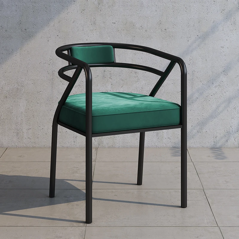 בציר ירוק כסאות אוכל חתונה ייחודית מעצב השיער כסאות ארגונומיים רך ברור Sillones Modernos פארא סאלה מקורה אספקה